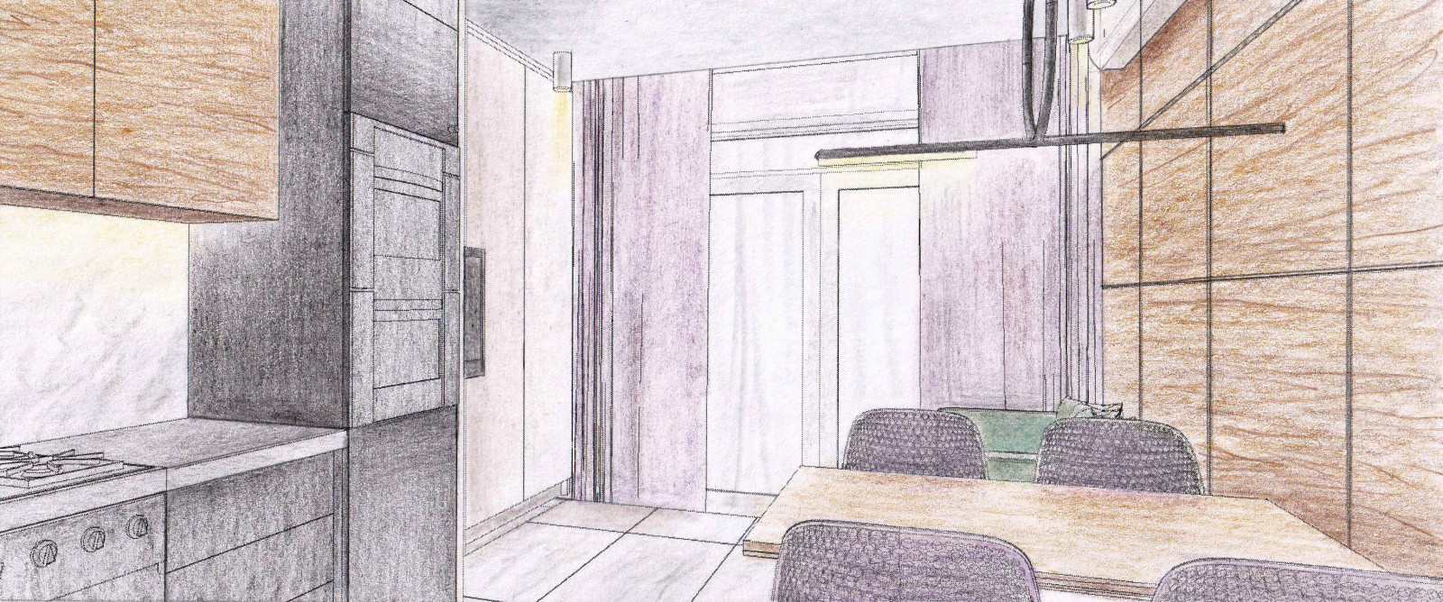 Кухня-гостиная (ракурс 1)