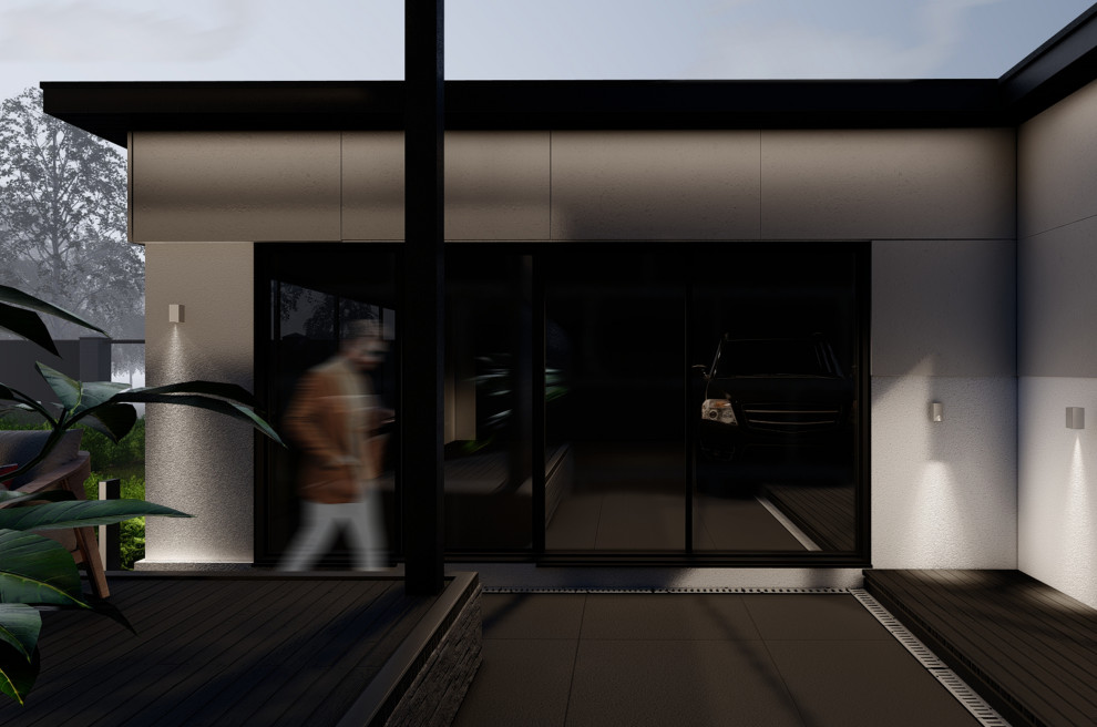 БЛАГОУСТРОЙСТВО УЧАСТКА И РЕКОНСТРУКЦИЯ ФАСАДА ЖИЛОГО ДОМА