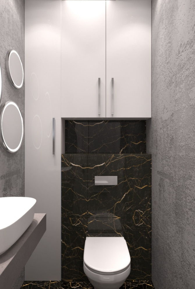 Дизайн-проект трехкомнатной квартиры. 80.38 кв.м