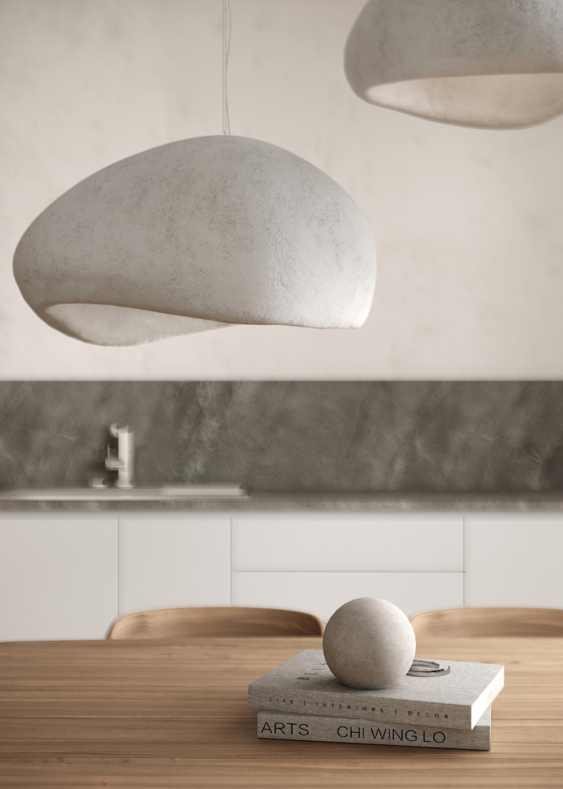 Визуализация кухни-гостиной