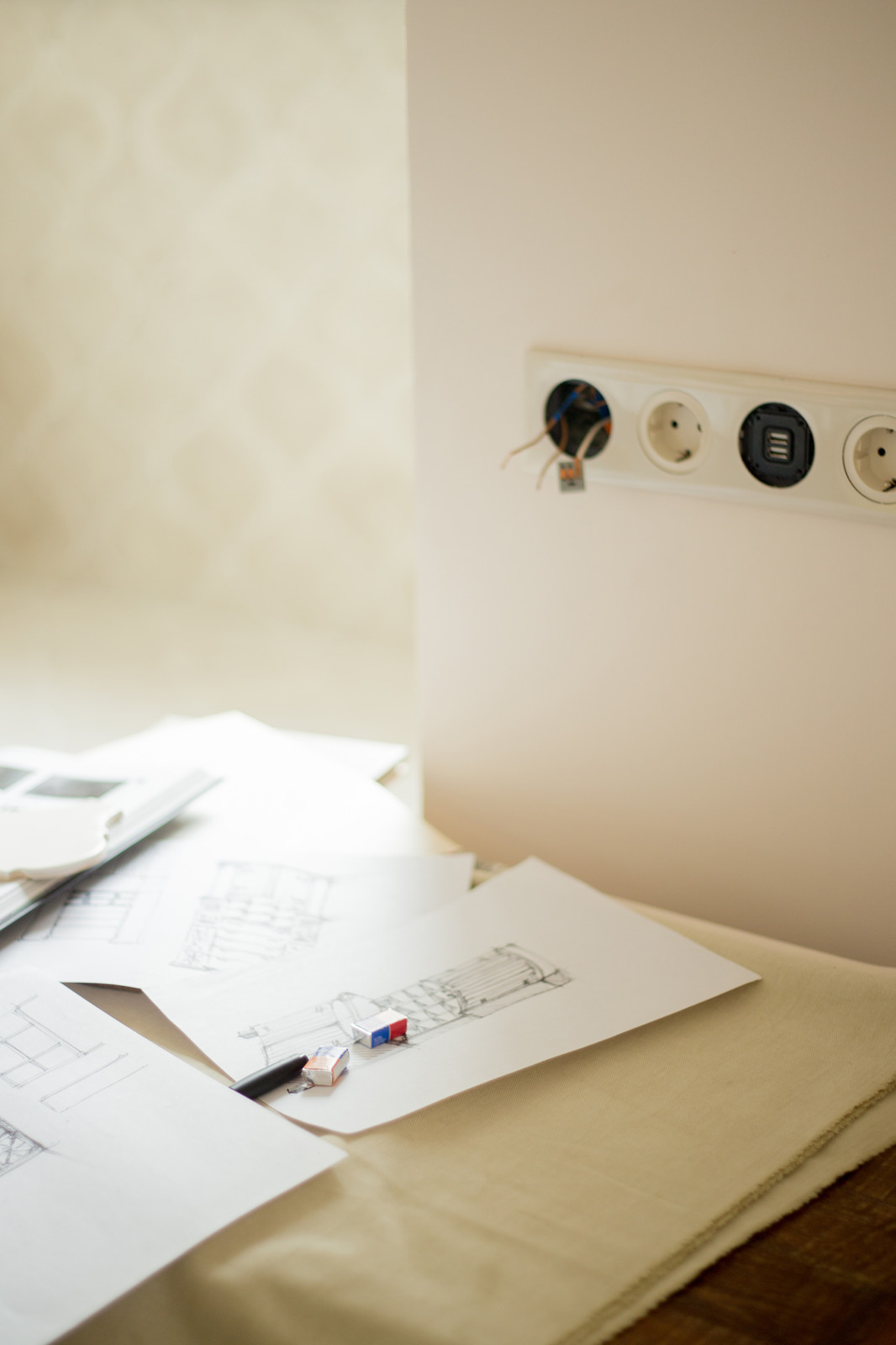 подбор материалов для интерьера , процесс работы с заказчиком