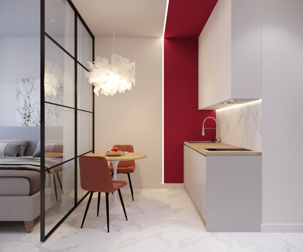 Студия под сдачу в аренду. Зона обеденная