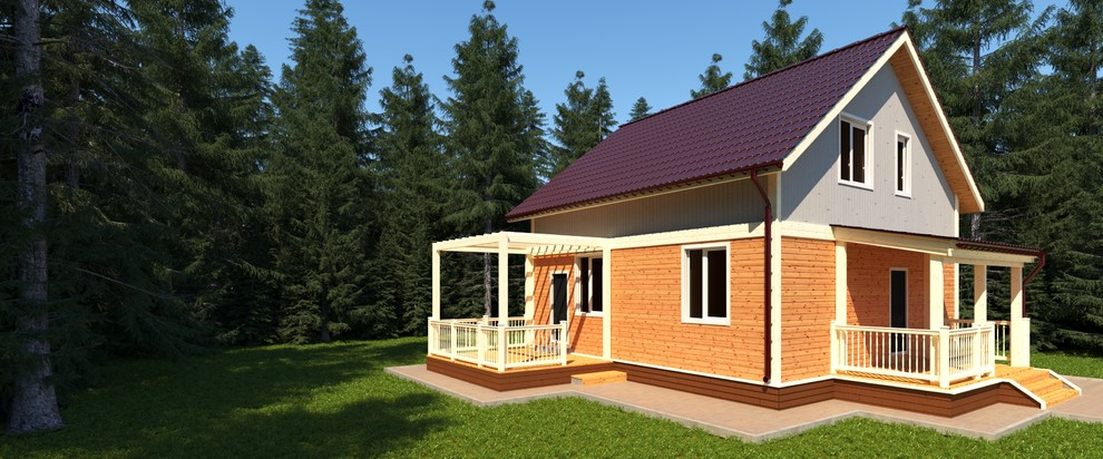 Каркасный дом Экстерьер