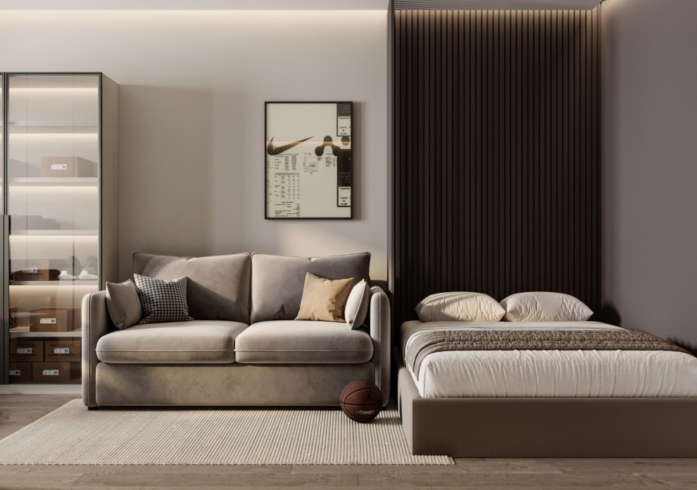 Дизайн-проект трехкомнатной квартиры 80 кв.м. Проект 2024г.