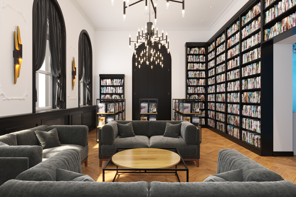 Дизайн-проект Модельной библиотеки в с.Усть-Кяхта (Республика Бурятия)