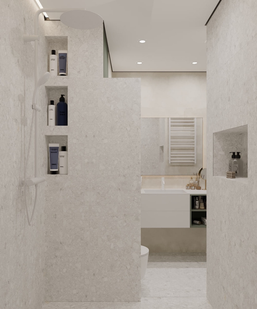 Обложка проекта: Ванная комната для молодой пары by KONDAKOVA.DESIGN