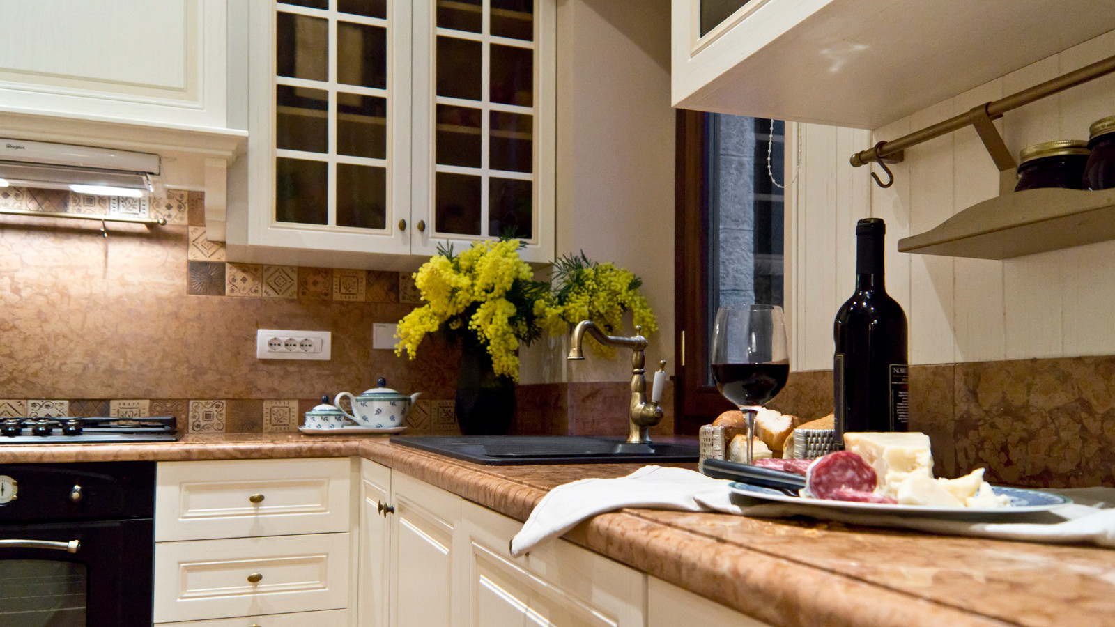 Interior design of vila on Italia Riviera