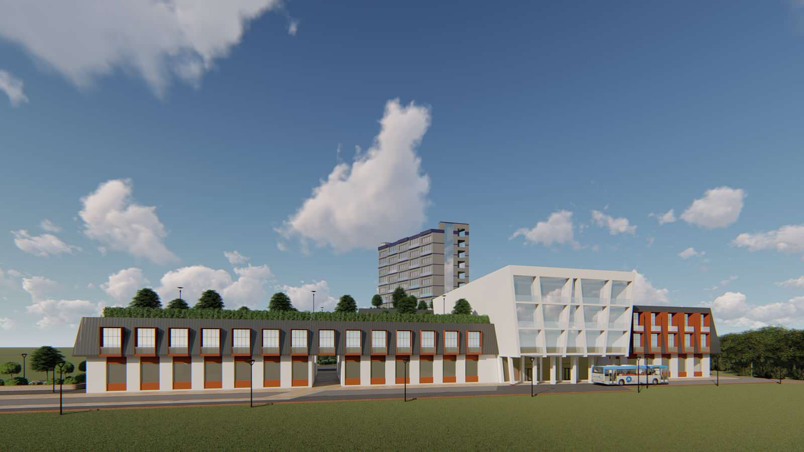 Обложка проекта: Проект комплекса зданий областной клинической больницы в Смоленской области