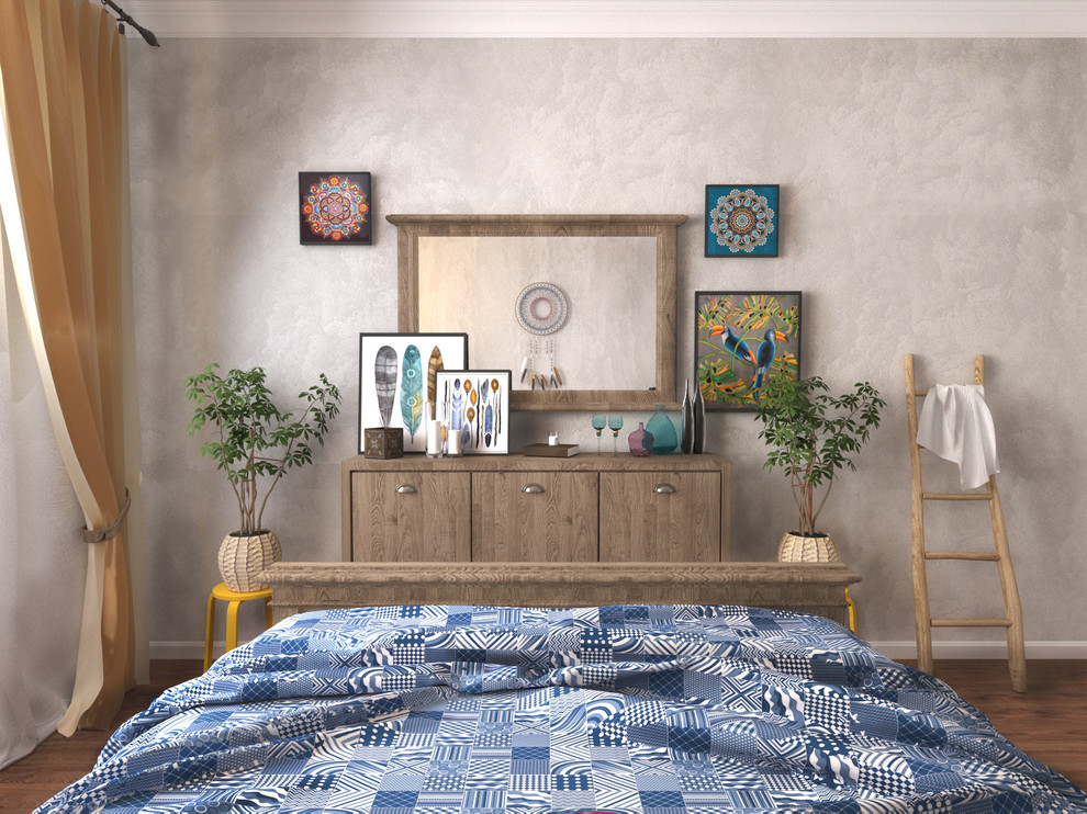 Обложка проекта: Спальня "немножечко бохо"