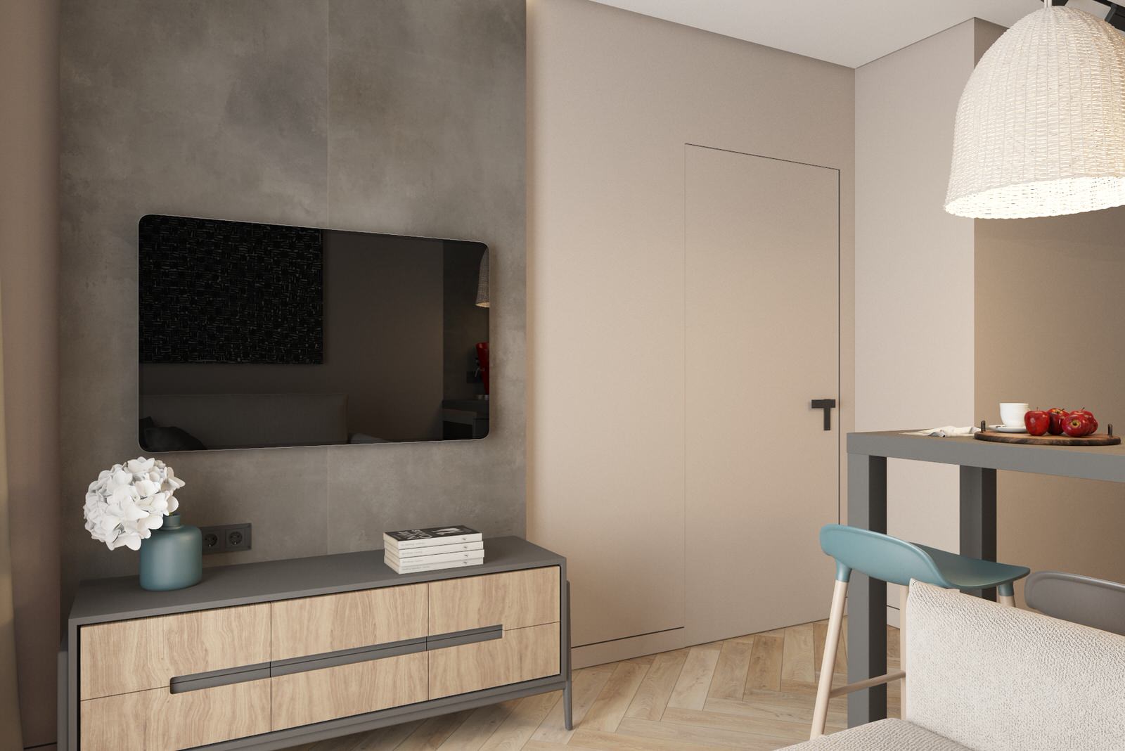 Дизайн - проект однокомнатной квартиры