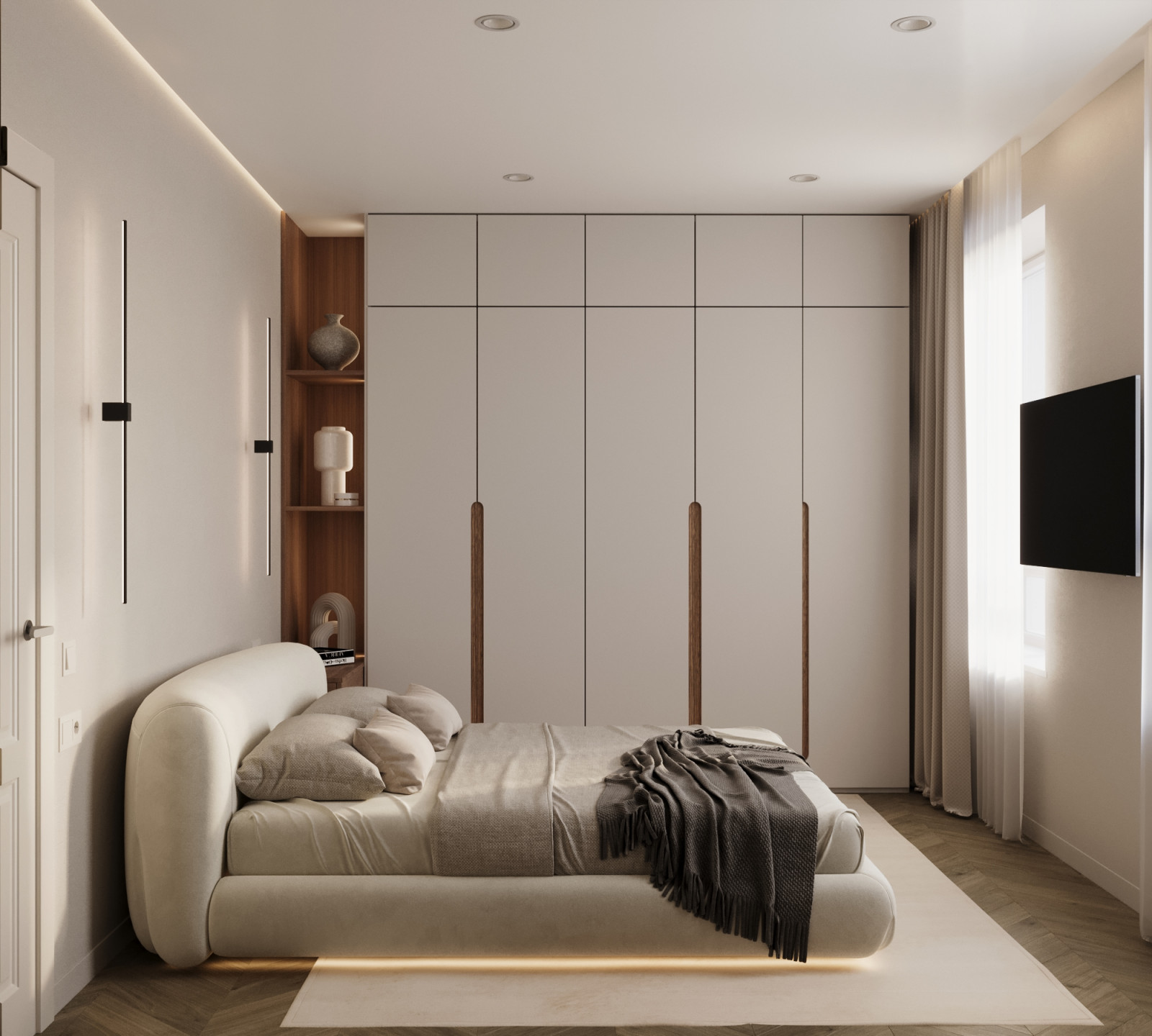 Дизайн двухкомнатной квартиры в современном стиле