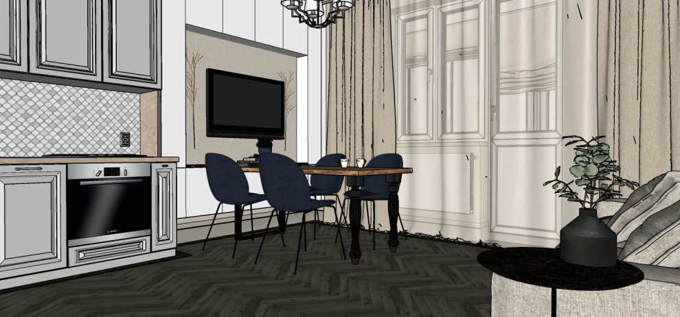 Проект квартиры, 110 м.кв.