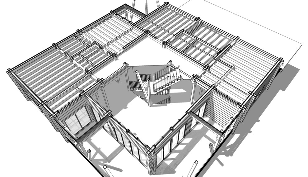 Обложка проекта: Деревянный дом