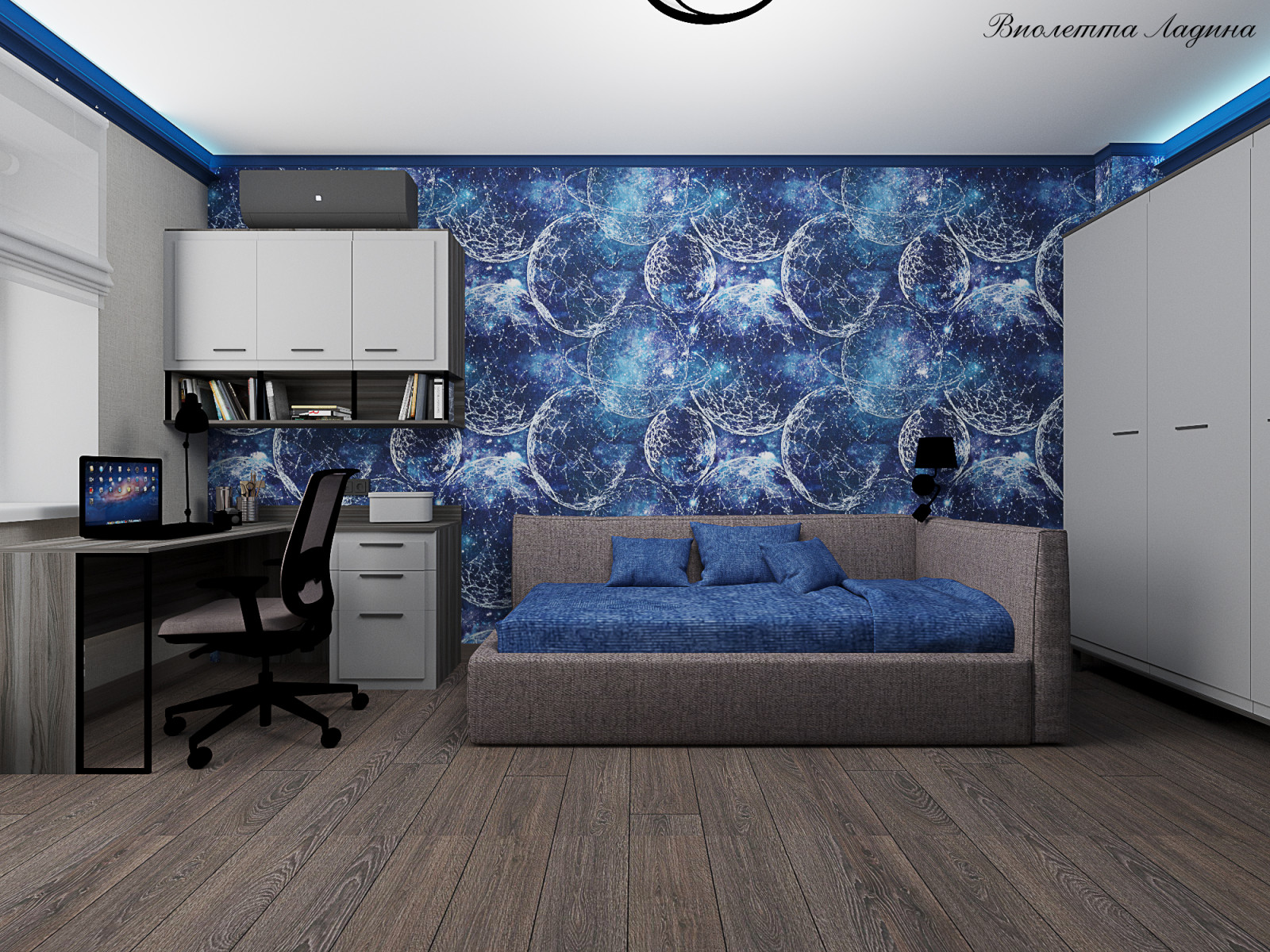 Большая квартира с воспоминаниями о путешествиях.