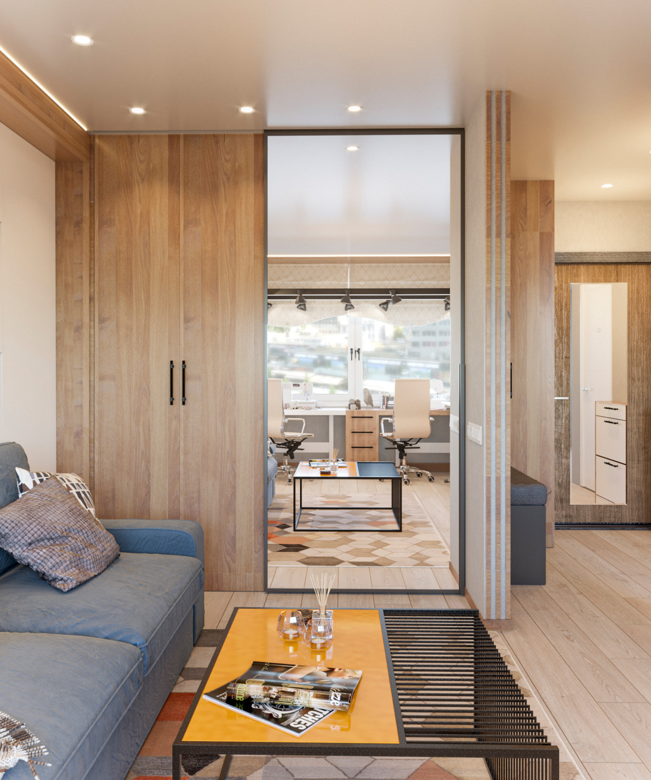 Обложка проекта: Новый Арбат Квартира Мастерская