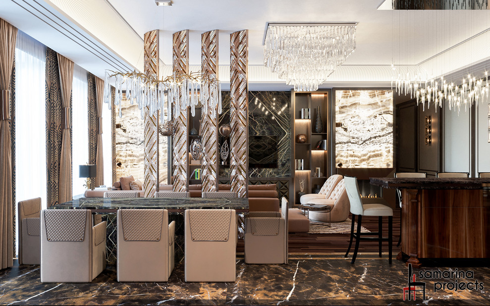 Роскошная и элегантная студия для дружной семьи