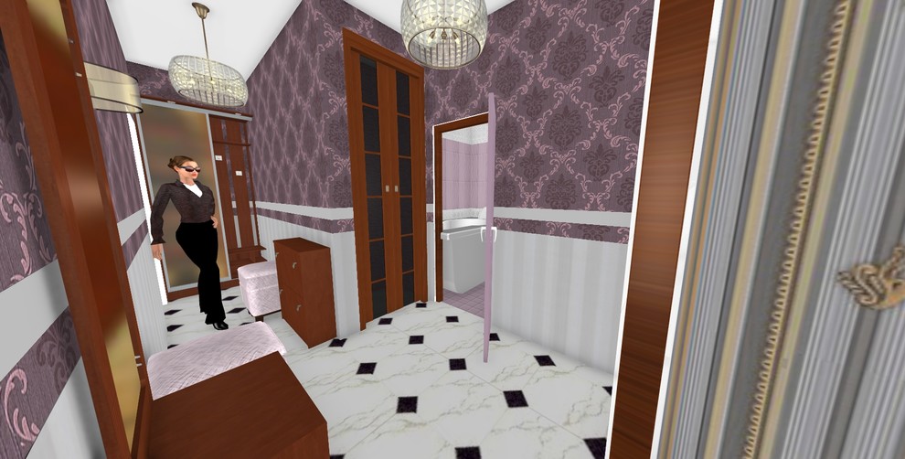 Экспресс 3D дизайн  1 кв.ры в ЖК Триумф Парк