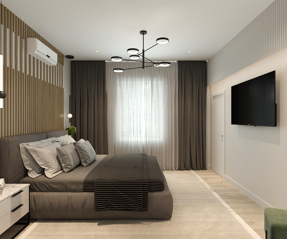 Загородный дом в одном уровне