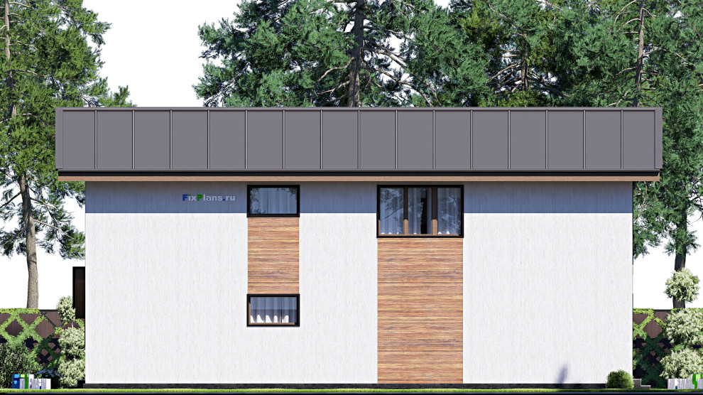 Проект двухэтажного дома 16х6 м S141м2 F-17495