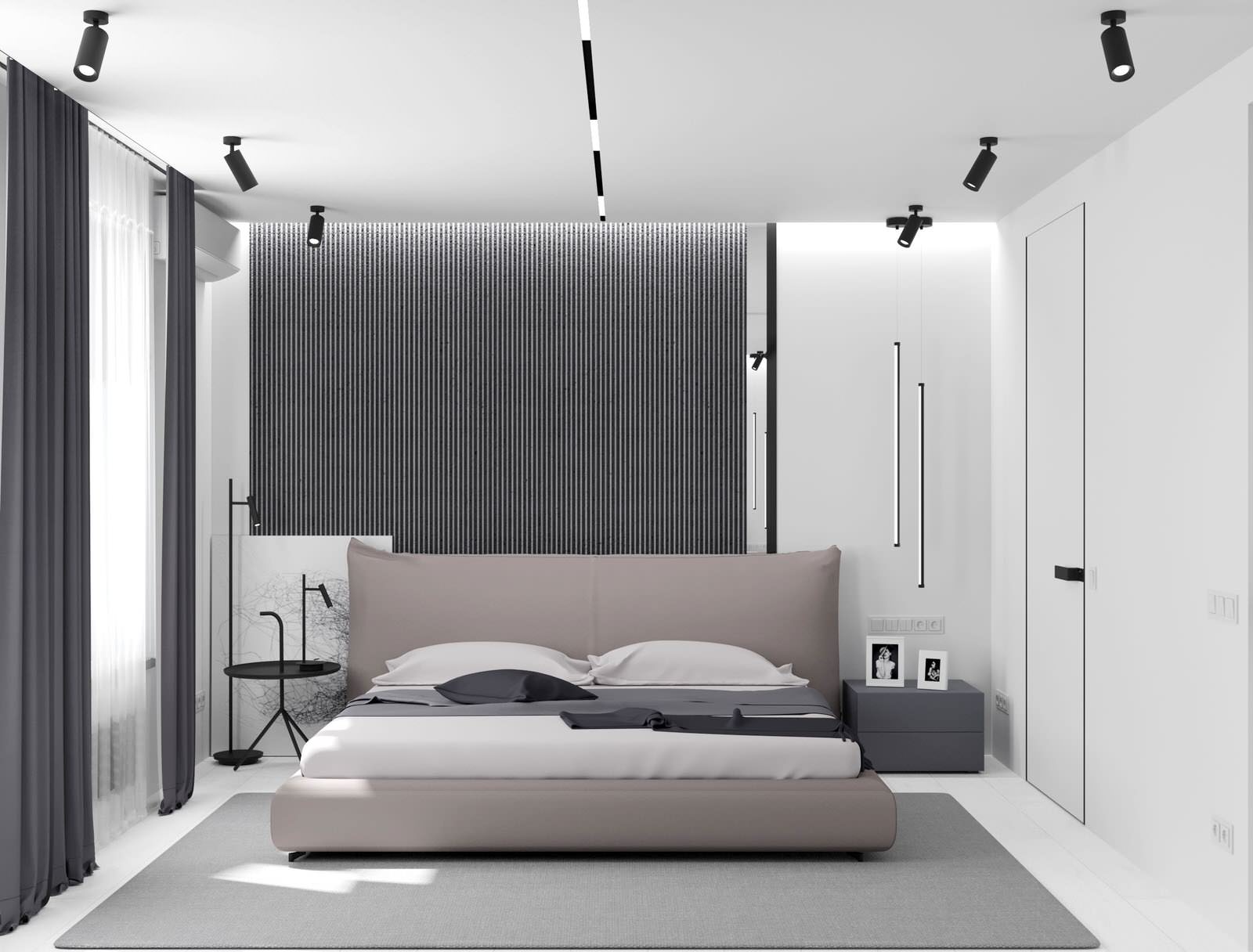 Обложка проекта: Спальня из проекта квартиры в ЖК "Домашний"