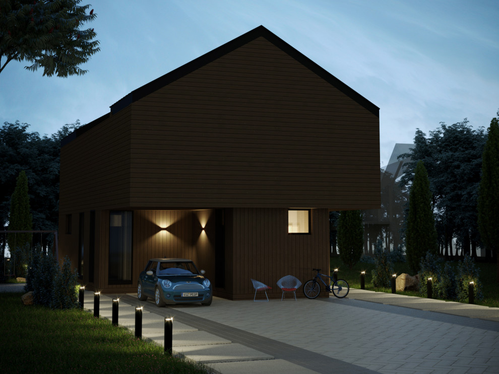 Дом в стиле экоминимализм 290 кв.м