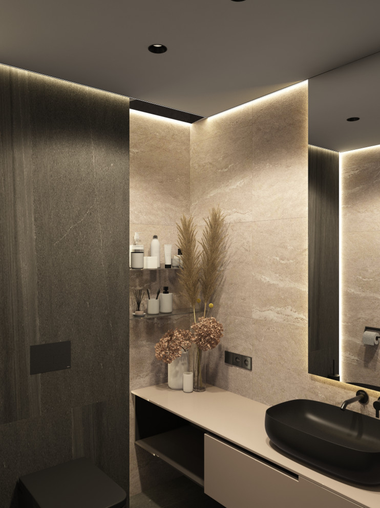 Современный хай тек. Пентхаус в Городе К.