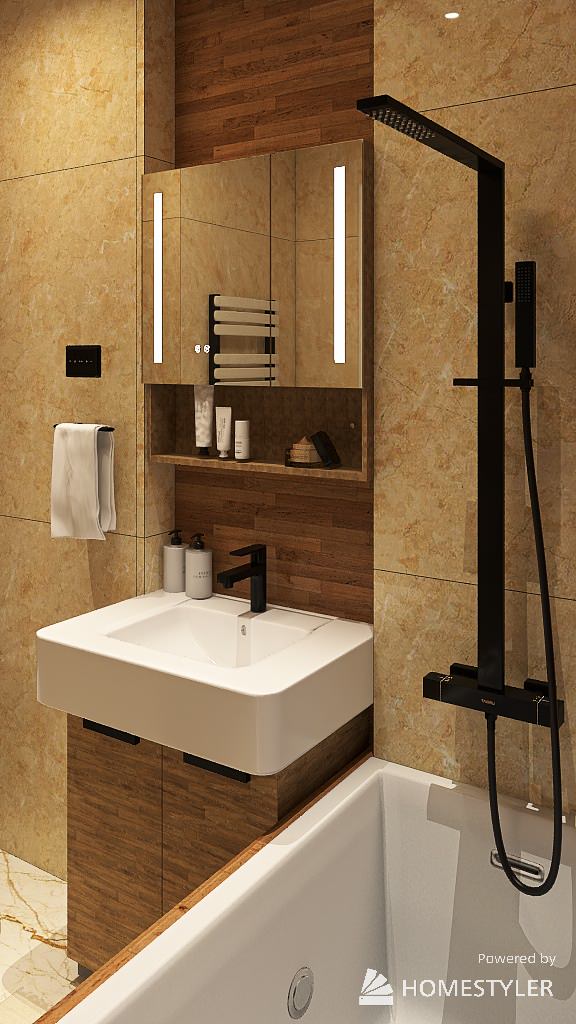 Санузел и кухня с Сталинке