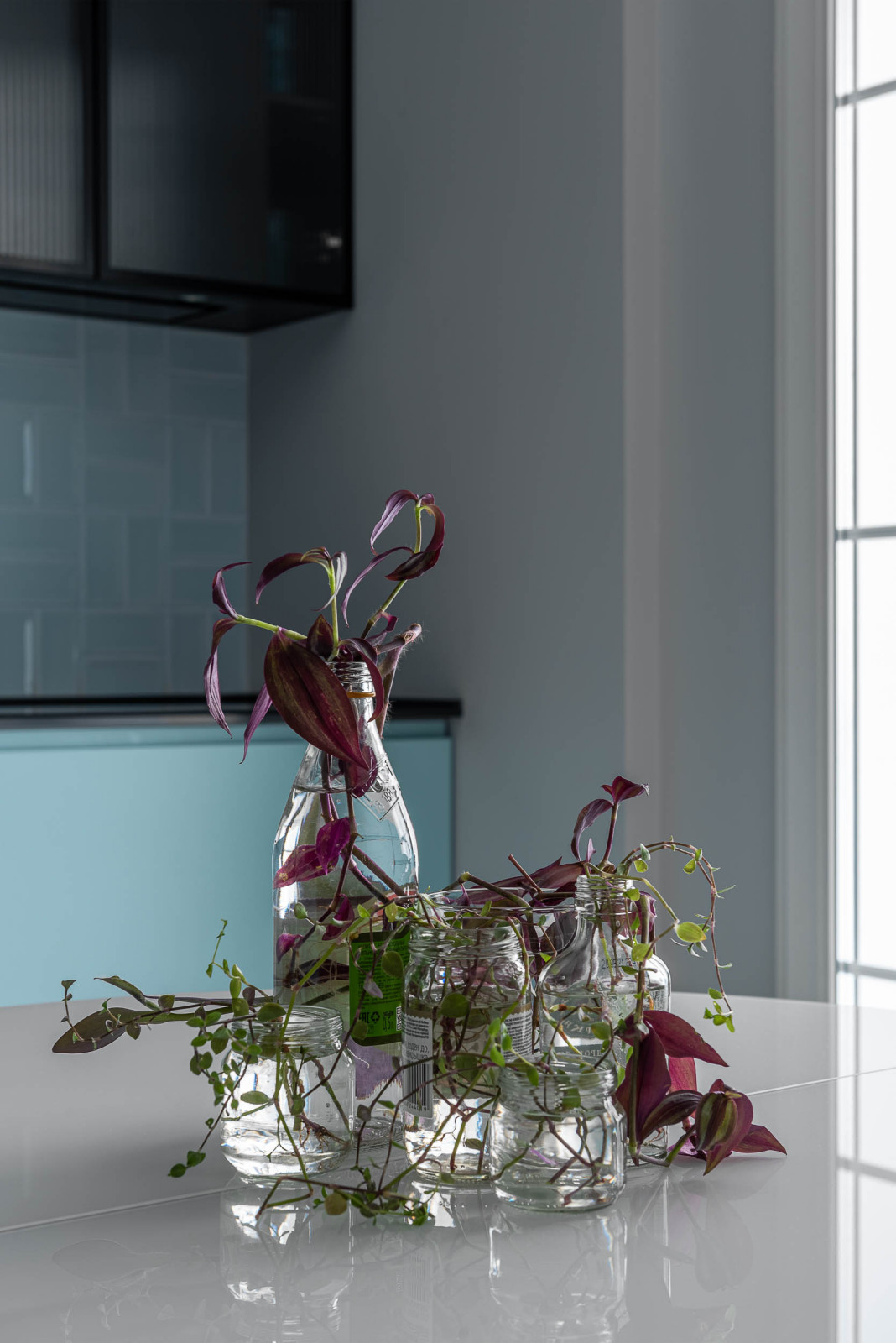 Квартира в синих тонах