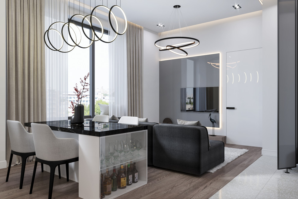 Обложка проекта: Минимализм с яркими акцентами.