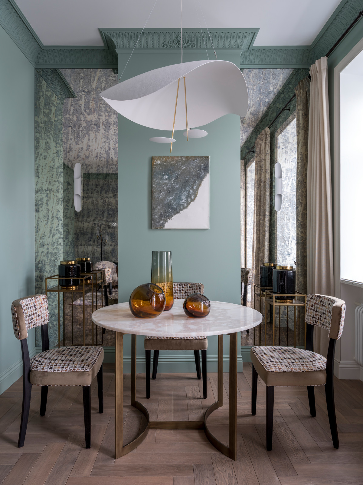 Романтичный интерьер на Сретенке 107 кв.м.