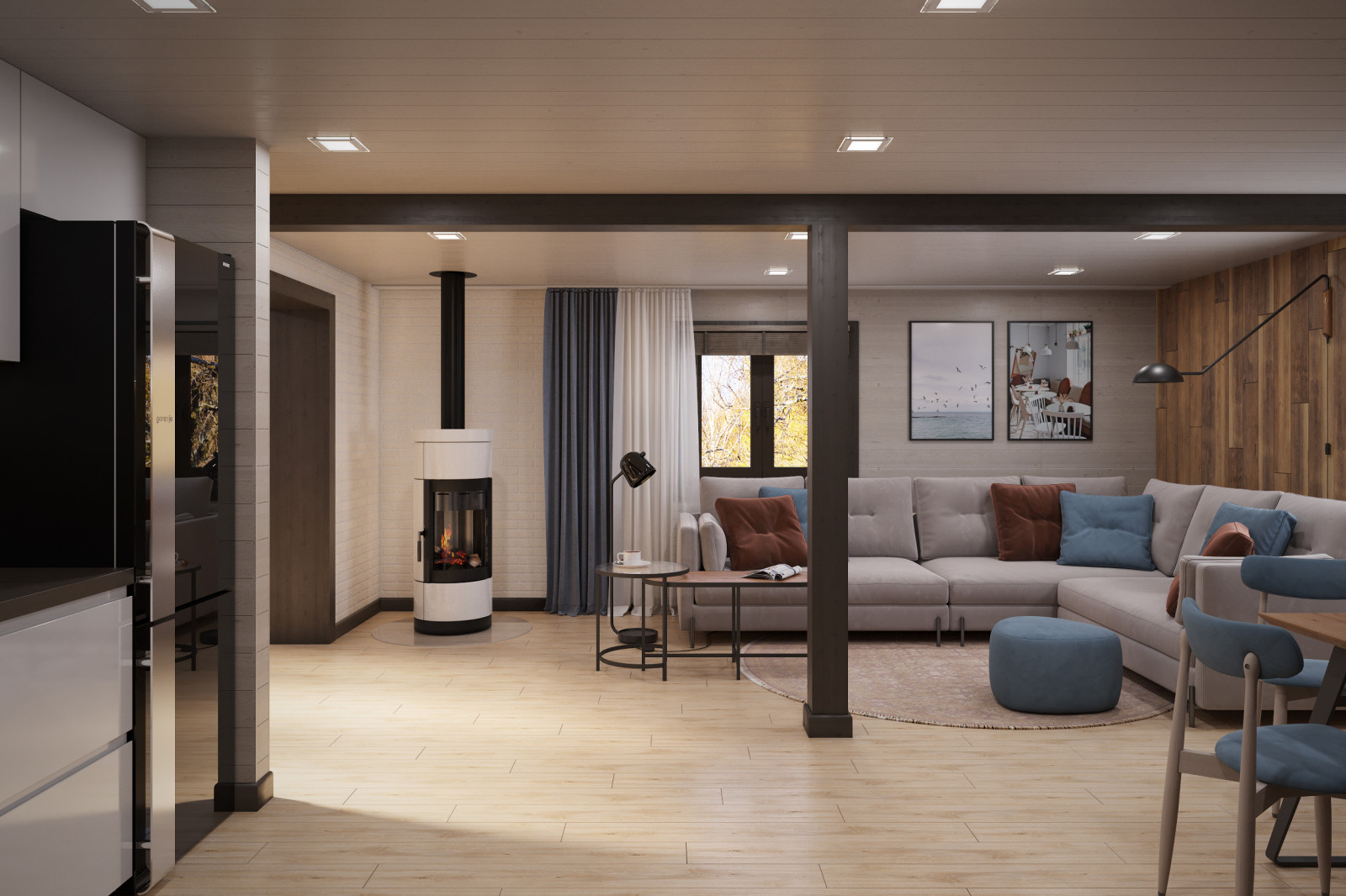 Обложка проекта: Реконструкция дачного дома 83 м.кв. для семьи с ребенком