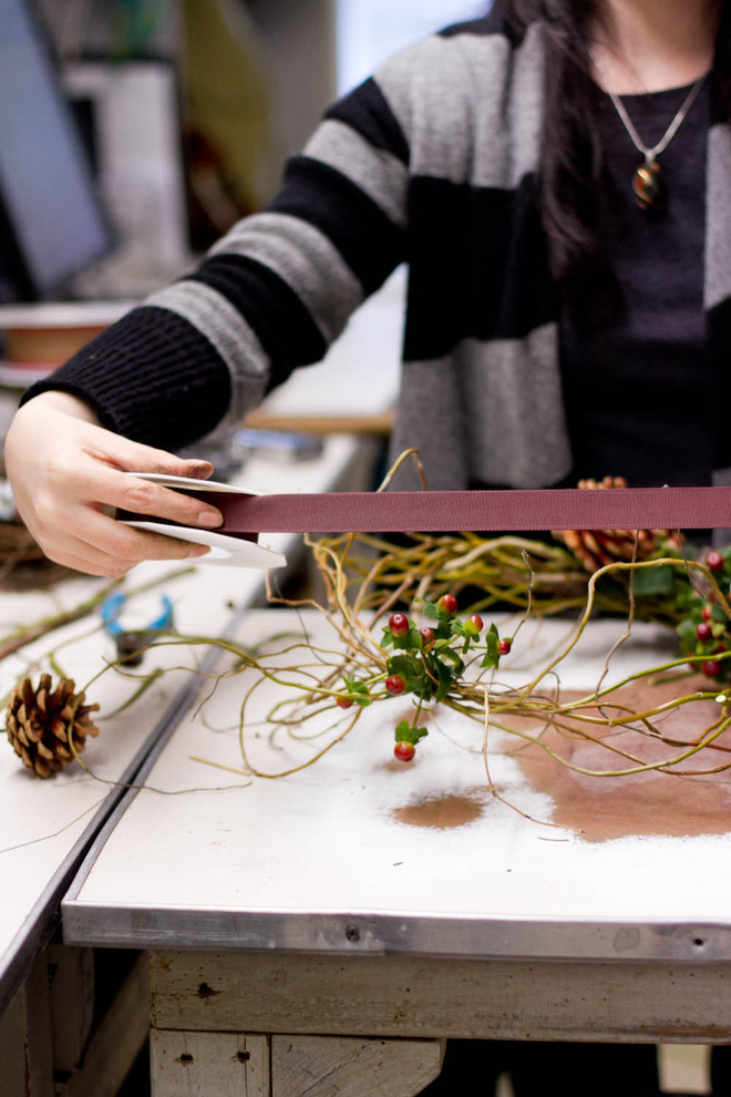 DIY: Как сделать рождественский венок на дверь своими руками