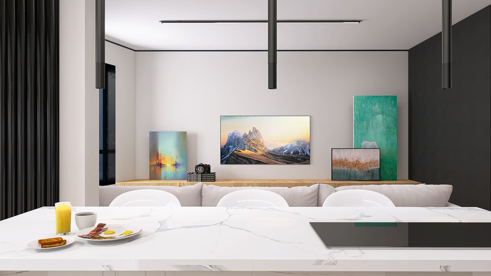 квартира в стиле минмализм