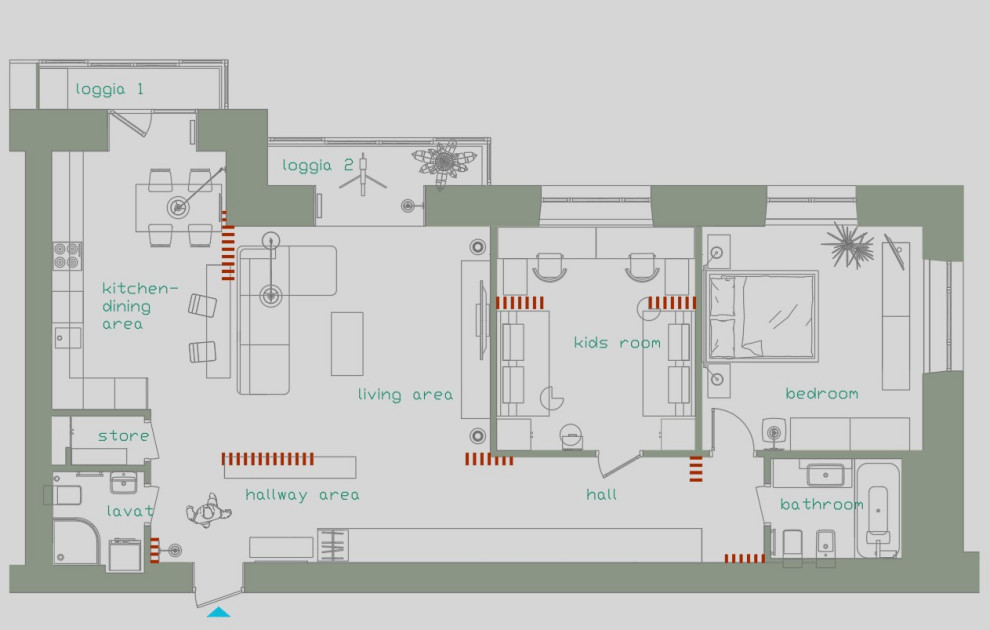 мягкий минимализм " ИЗ ВОЗДУХА И ДЕРЕВА"