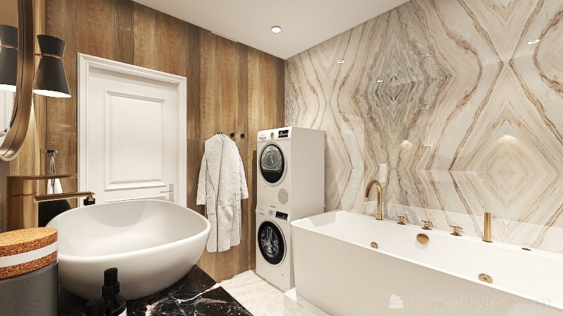 Проект  для молодой семьи в стиле неоклассика