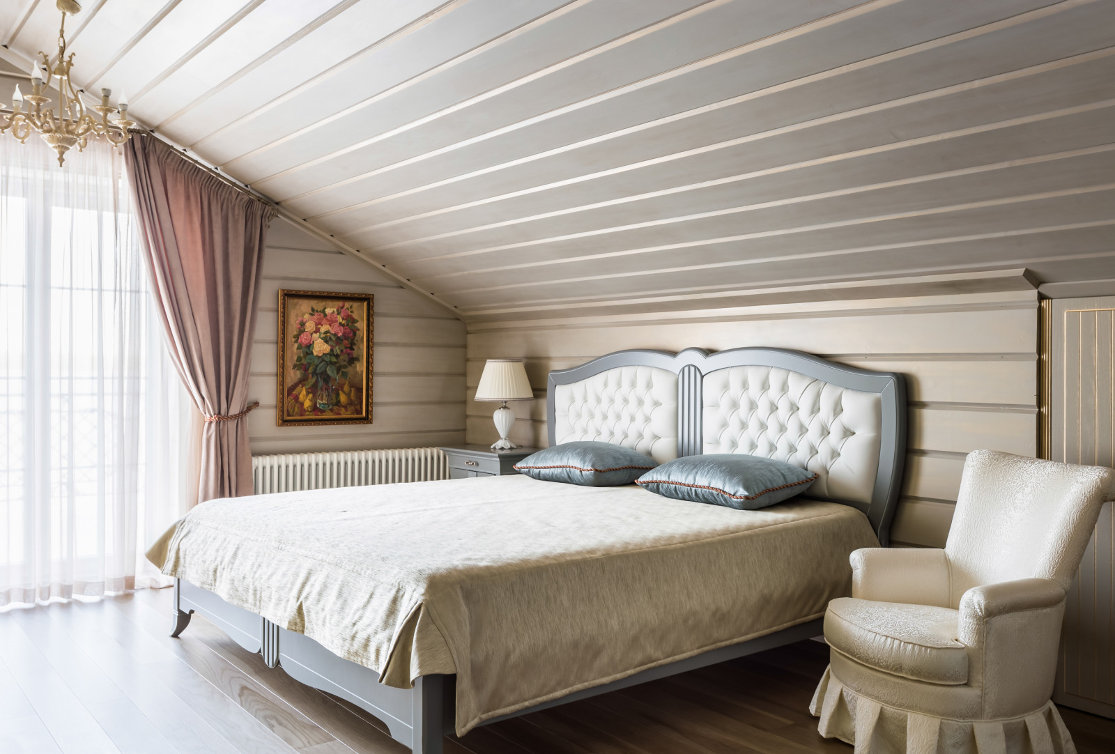 Интерьер загородного дома у моря