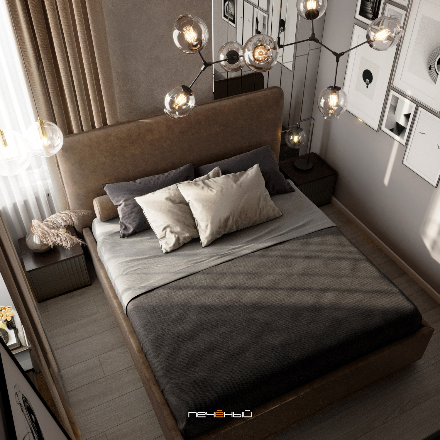 Очередной дизайн-проект трёхкомнатной квартиры