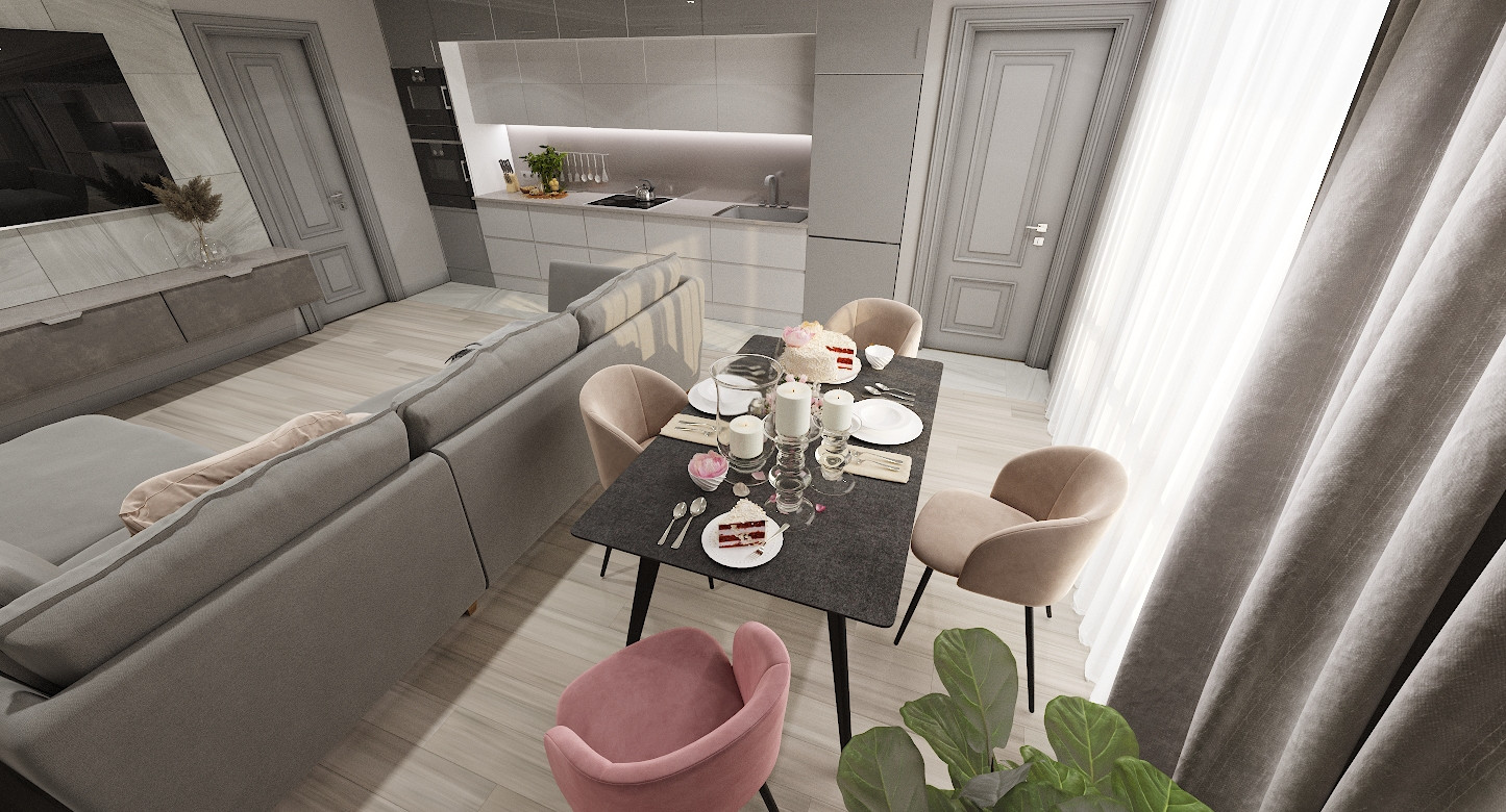 Трехкомнатная квартира в ЖК "Серебряный бор"