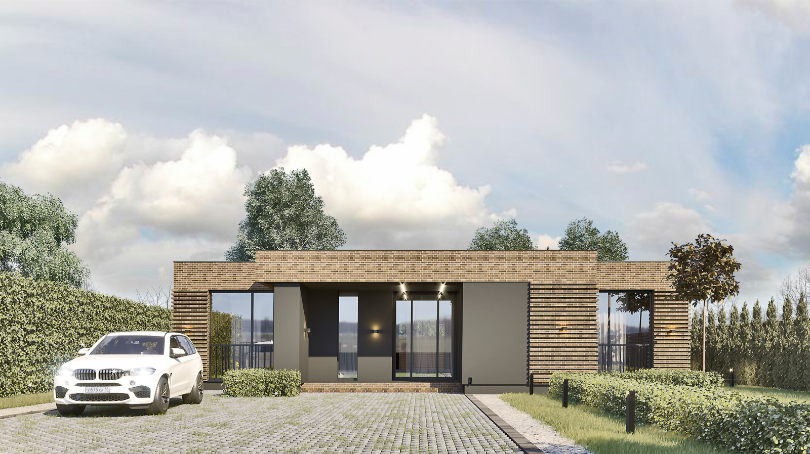 Одноэтажный дом в Первозванном