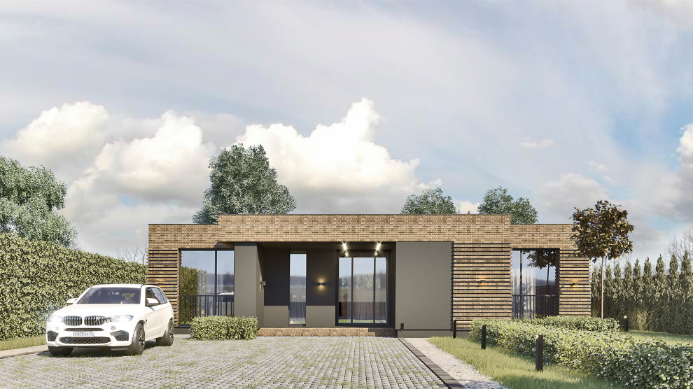 Одноэтажный дом в Первозванном