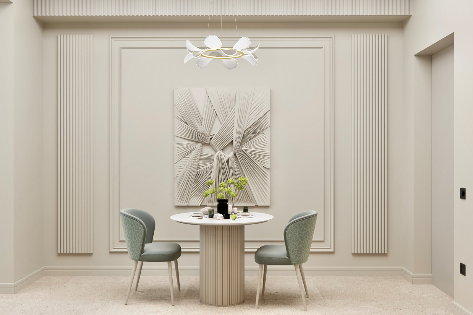 Дизайн-проект квартиры 87 кв м в современном стиле