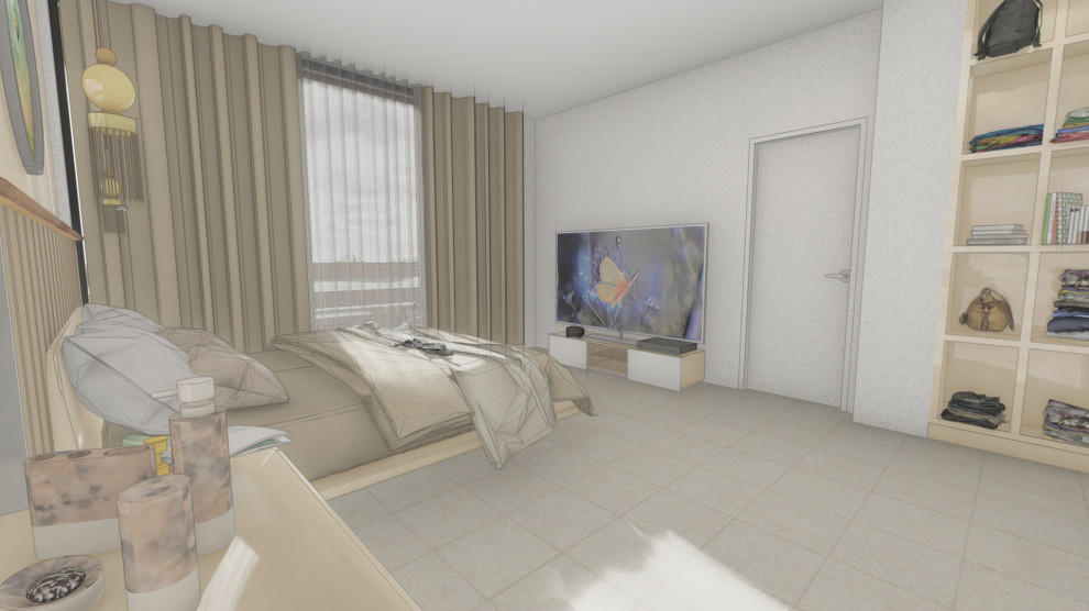 Планировки существующего коттеджа и планировка территории