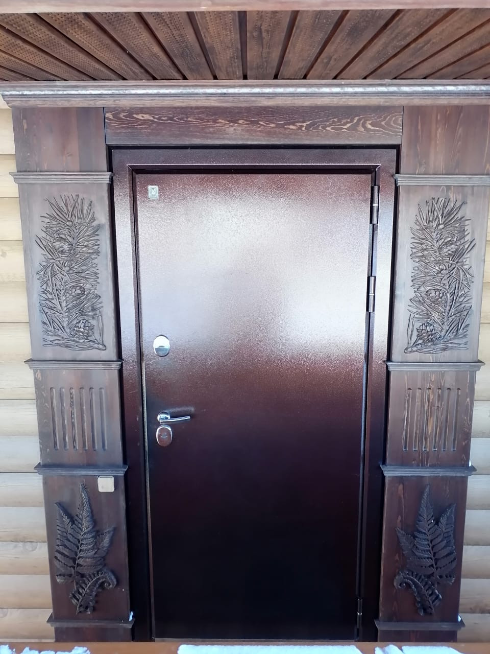 Оформление экстерьера дома охотника