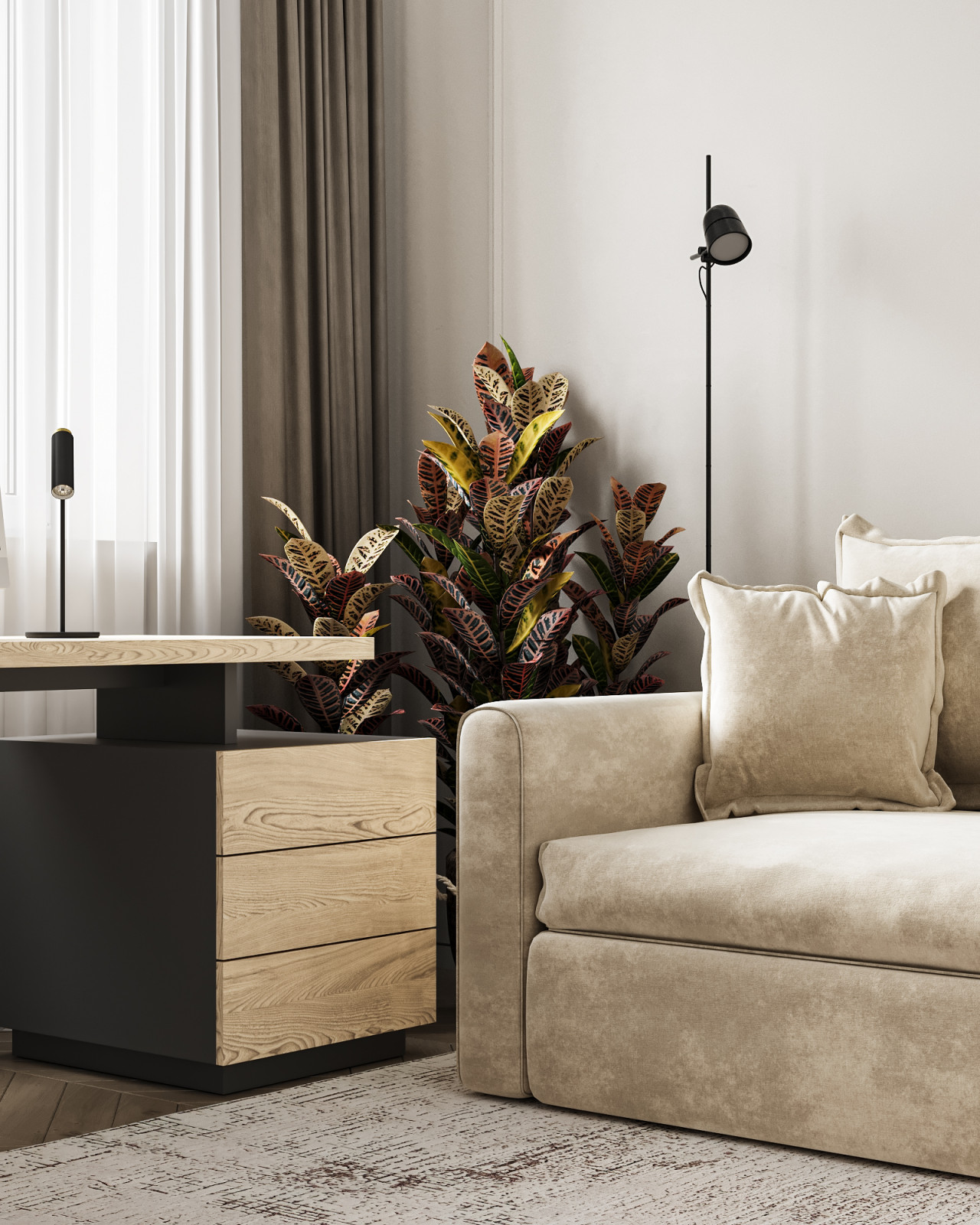 Дизайн интерьера квартиры в современном стиле на ул. Новаторов