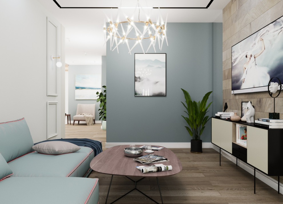 интерьер 2-комнатной квартиры для молодой семьи. ЖК Панорама