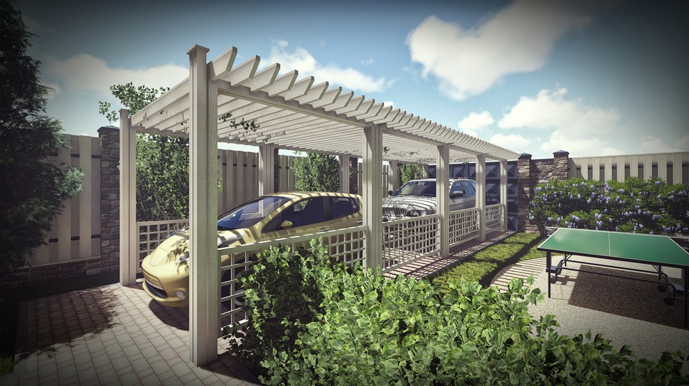 Частный двор. Площадь 20 соток