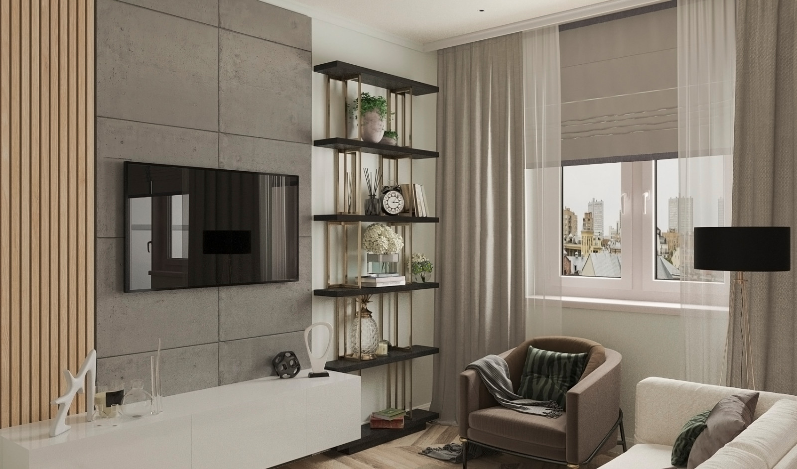 Кухня-гостиная