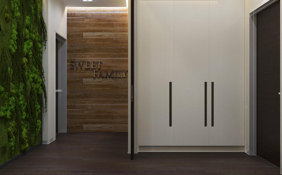 Квартира в современном стиле с элементами экостиля. Москва. 135 кв.м.