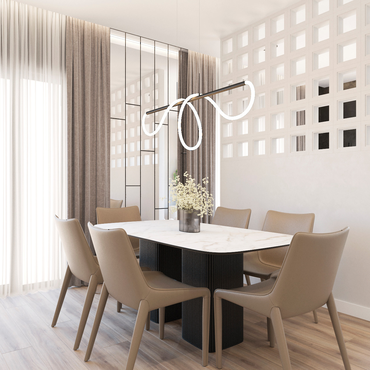 Проект кухни-гостиная 35 м.кв