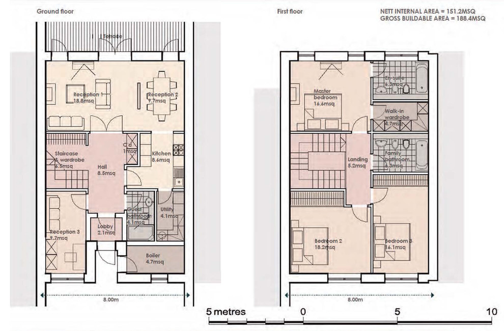 Проект таунхаусов в поселке Глухово